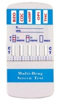Five Panel 'Dip & Read' Drug Test Cards with BZO